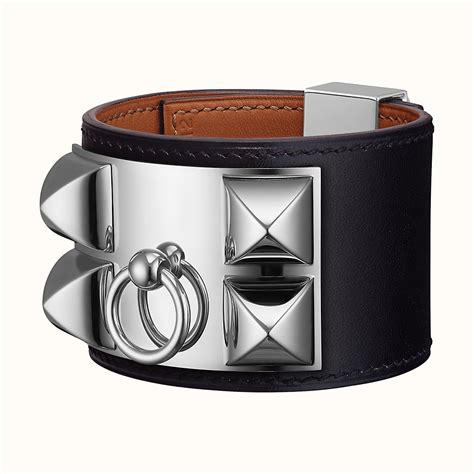 hermes box chamonix cuff bracelet collier de chien|collier de chien hermes bracelet.